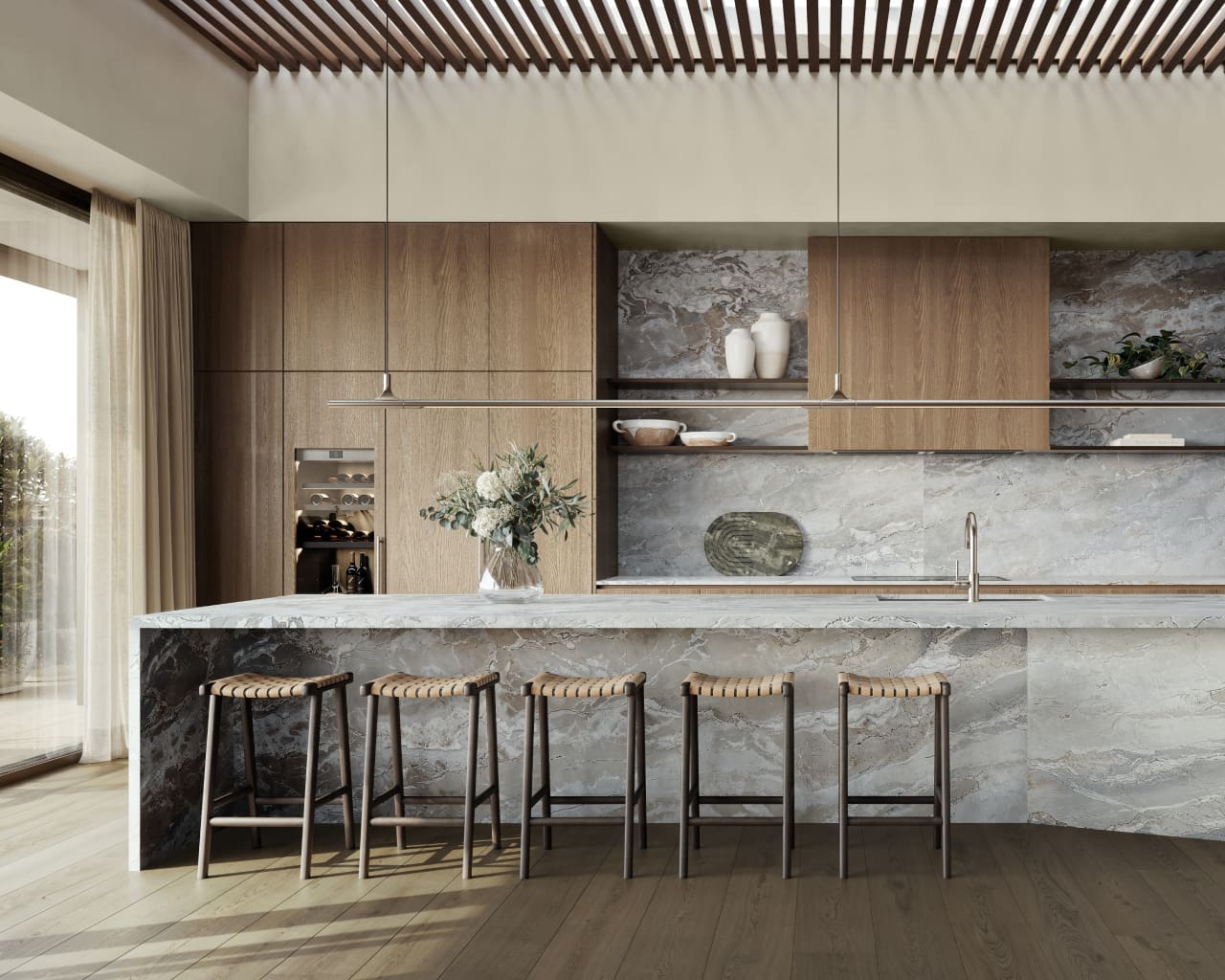 Glazed Roof Kitchen